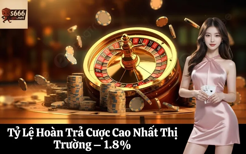 Tỷ Lệ Hoàn Trả Cược Cao Nhất Thị Trường – 1.8%
